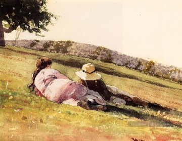  winslow - Sur la colline réalisme peintre Winslow Homer